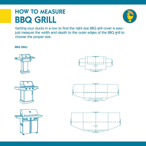53" Duck Covers Soteria RainProof Grill Cover - Image 2